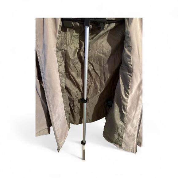 Braetan light brown jacket Full Zip Hooded Zipper Pockets Lined size medium - Picture 3 of 6